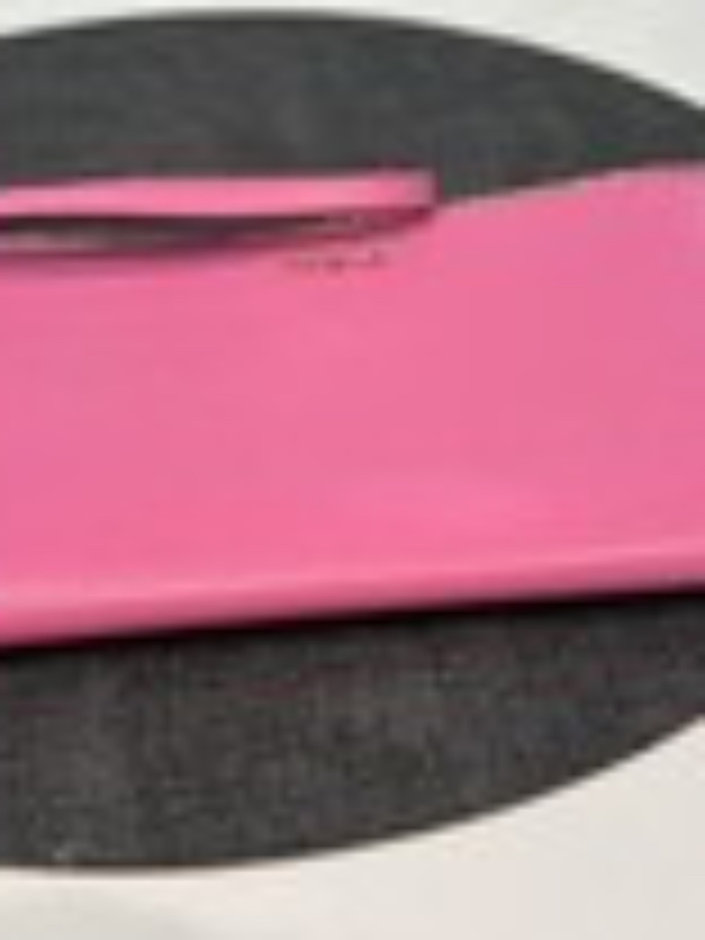Furla Saffiano Classic Moonstone Pale Pink Leather Envelope Clutch Wristlet BMWT